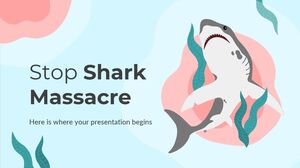 Detener la masacre de tiburones