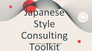Kit de ferramentas de consultoria de estilo japonês