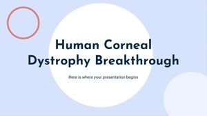 Human Corneal Dystrophy Breakthrough
