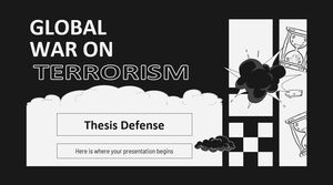 Difesa della tesi sulla guerra globale al terrorismo