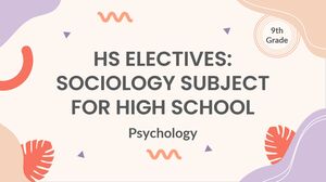 高校選択科目: 高校 9 年生向け社会学の科目: 心理学