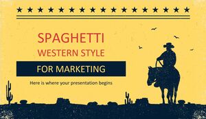 Spaghetti Western Style for Marketing