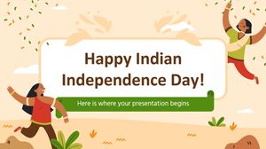 Glücklicher indischer Unabhängigkeitstag!