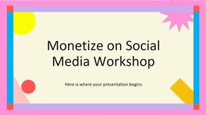 Taller Monetizar en Redes Sociales