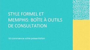 Formal Consulting Toolkit with Memphis Style
