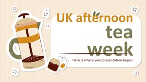 Minitema da Semana do Chá da Tarde no Reino Unido