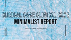 Rapport minimaliste de cas cliniques
