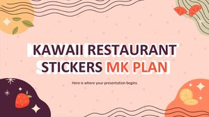 卡哇伊餐廳貼紙 MK 計劃
