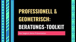 Boîte à outils de conseil professionnel et géométrique