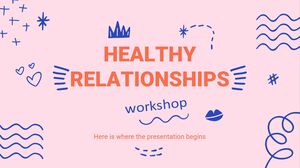 Workshop „Gesunde Beziehungen“.