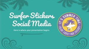 Stiker Surfer Media Sosial