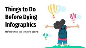 Choses à faire avant de mourir - Infographie