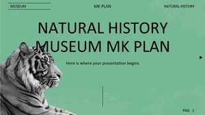 Plan Muzeum Historii Naturalnej MK