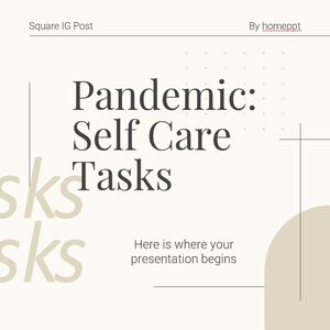 Pandemie: Selbstfürsorgeaufgaben mit quadratischen IG-Beiträgen