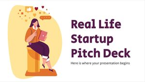 Echtes Startup-Pitch-Deck