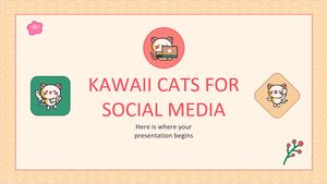 Chats Kawaii pour les réseaux sociaux