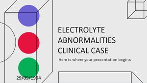 Electrolyte Abnormalities Clinical Case