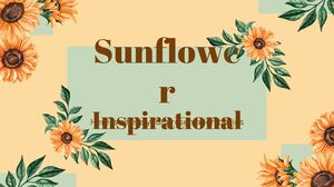 Inspirierende Sonnenblumen-Folien