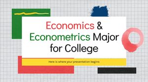 Üniversite için Ekonomi ve Ekonometri Ana Bilim Dalı