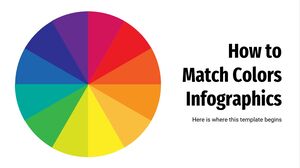 色を合わせる方法のインフォグラフィック
