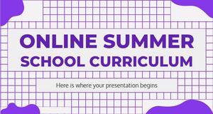 Programme de l'école d'été en ligne