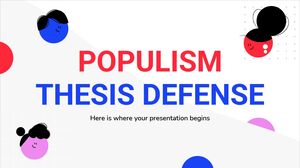 Difesa della tesi sul populismo