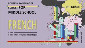 Lingue straniere Materia per la scuola media: francese