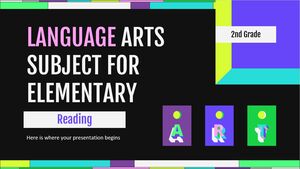 Matière d'arts du langage pour l'élémentaire - 2e année : lecture