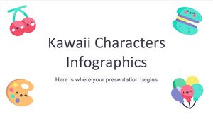 Infografía de personajes kawaii