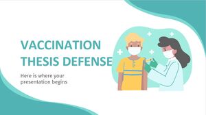 Defensa de tesis de vacunación