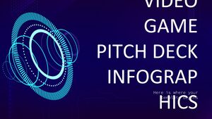 Infographie du pitch deck de jeu vidéo