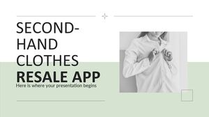 App für den Wiederverkauf von Second-Hand-Kleidung