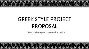 Propuesta de proyecto de estilo griego