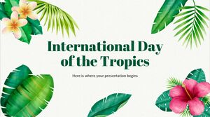 Ziua Internațională a Tropicelor
