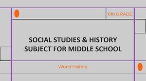 中学社会研究与历史科目 - 六年级：世界历史