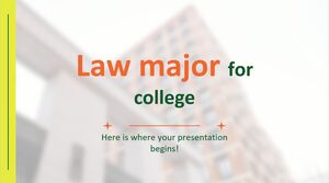 Specializzazione in giurisprudenza per il college