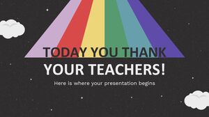 Hoje você agradece aos seus professores!