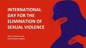 Día Internacional para la Eliminación de la Violencia Sexual