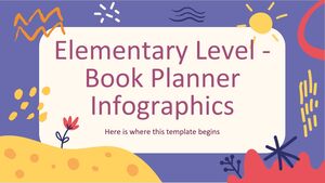 Elementary Level - Book Planner Infographics