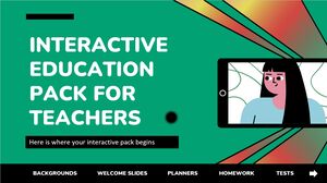 Pack éducatif interactif pour les enseignants