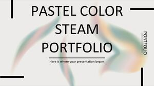 Portfólio Steam em Cores Pastel