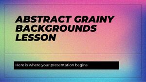 Abstract Grainy Backgrounds Lesson