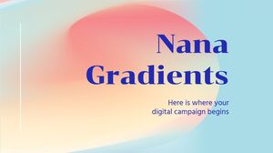 Reunião de negócios de gradientes de Nana