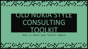 Antiguo kit de herramientas de consultoría de estilo Nukia