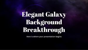 Elegant Galaxy Background Breakthrough