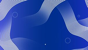 Blaues Business-PPT-Hintergrundbild mit abstraktem Linienhintergrund
