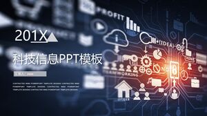Modèle PPT d'informations technologiques