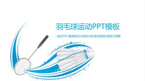 Modello PPT per lo sport di badminton