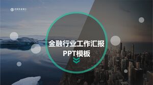 Templat PPT Laporan Kerja Industri Keuangan