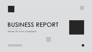 Modelo PPT de relatório de negócios